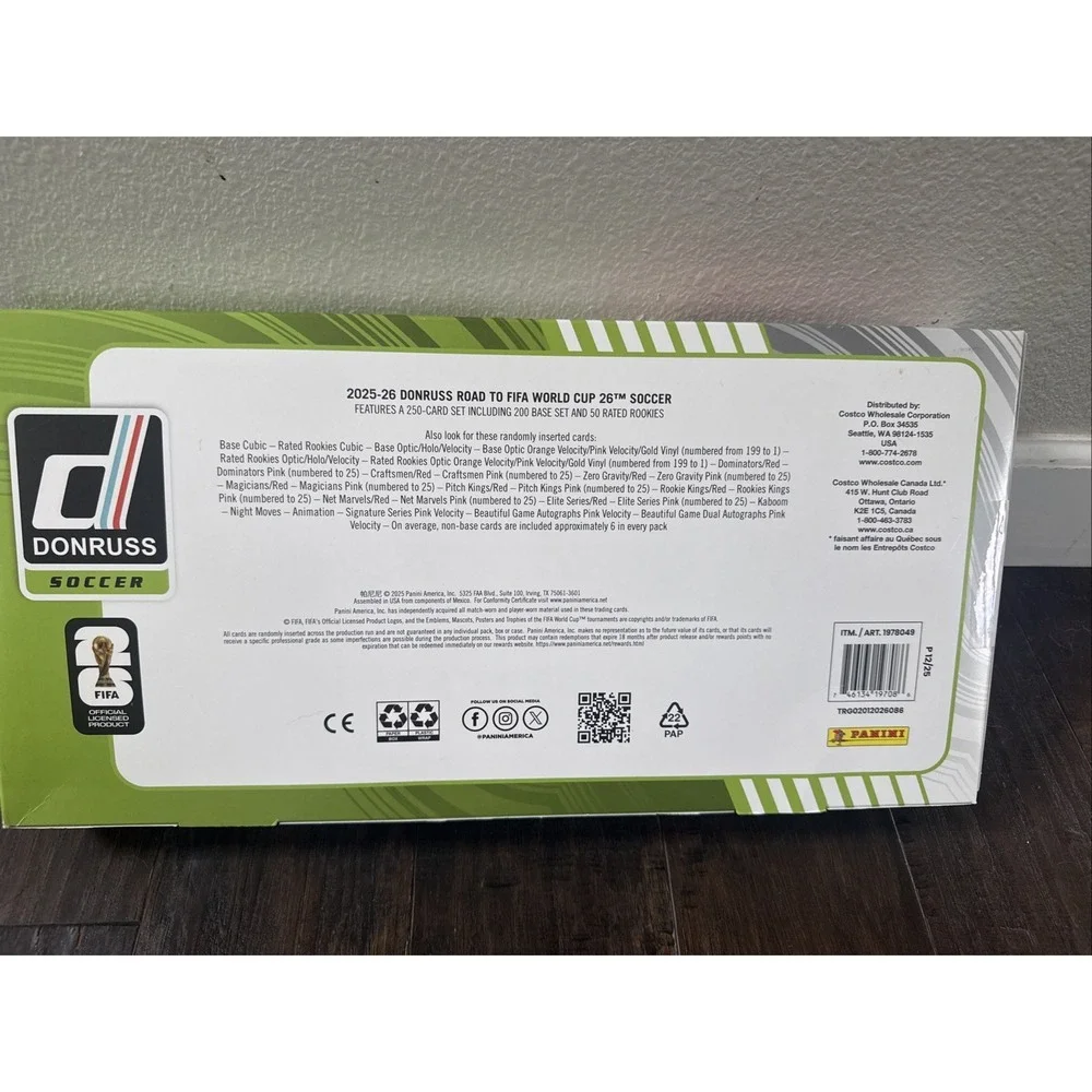 2026 Panini Donruss Soccer Road to the FIFA World Cup Collection Box